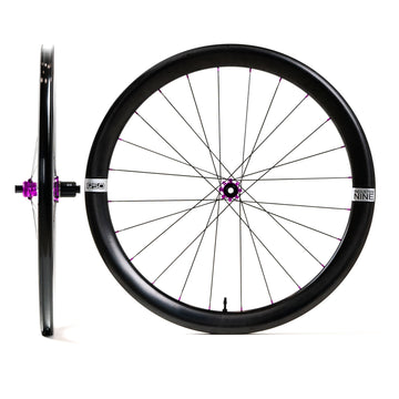 Fuse CR-System Hydra2-27"-Rear Wheel-6 Bolt-Silver Hub-Purple Spoke--12 x 157-XD