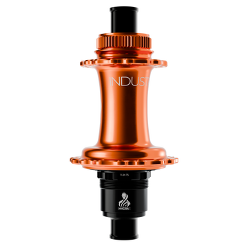 Orange Hydra2 Centerlock Mountain rear hub