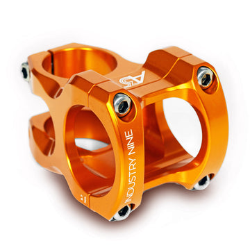 MT, A35 Stem-Orange Body-Black Faceplate-50mm-Titanium Bolts
