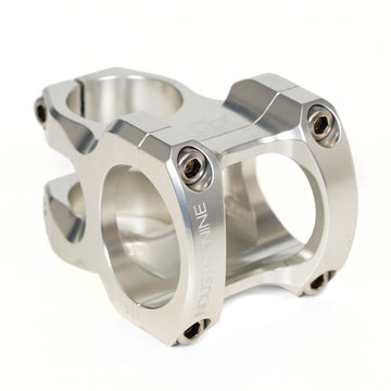 MT, A318 Stem-Silver Body-Red Faceplate-50mm-Titanium Bolts