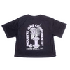Crop Boxy Tee - Hydra2 Purple Floral Hub Vase