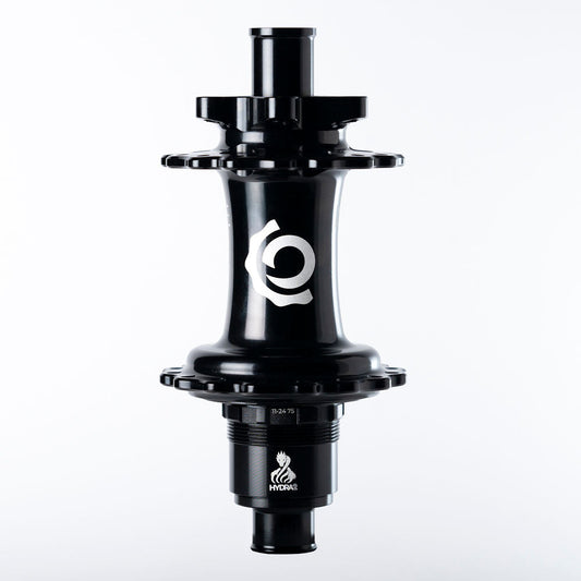 Hydra2 Rear Hub-32 Hole-J-Bend-6 Bolt-10 x 135 Bolt-On-Single Speed-Silver