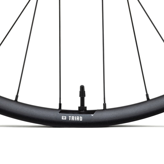 Triad AL-1/1-27"-Rear Wheel-6 Bolt-Black Hub-Black Spoke-Black Nipples-12 x 157-XD