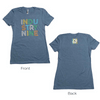 Women's Fitted Tee - I9 Line Art