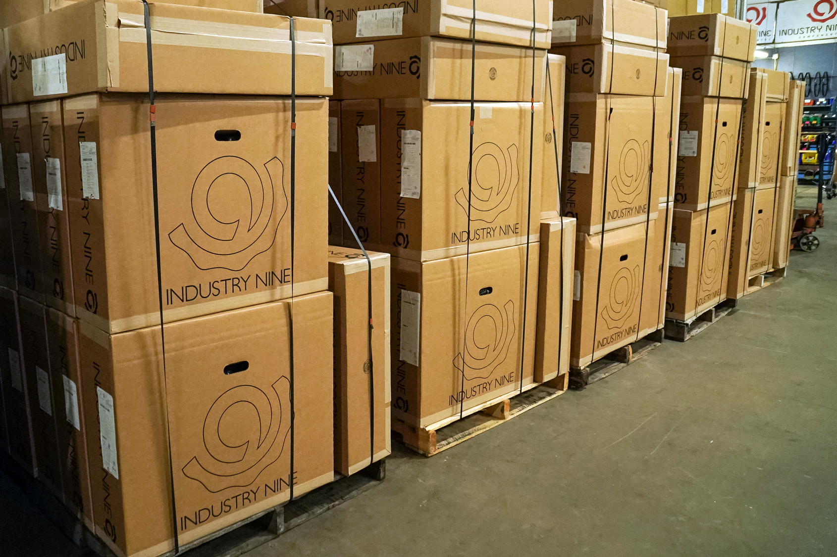 Boxes of Ready to Ride Wheels